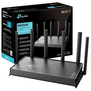 TP-Link Archer BE400 Dual-Band BE6500 WiFi 7 Router | 4K/8K Streaming